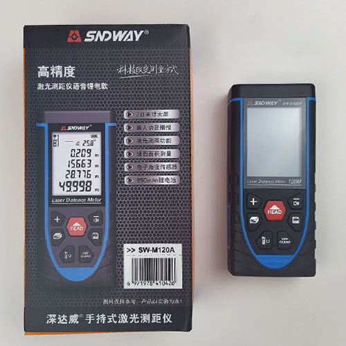 Máy Đo Khoảng Cách SNDWAY SW-M120A đo xa 120m